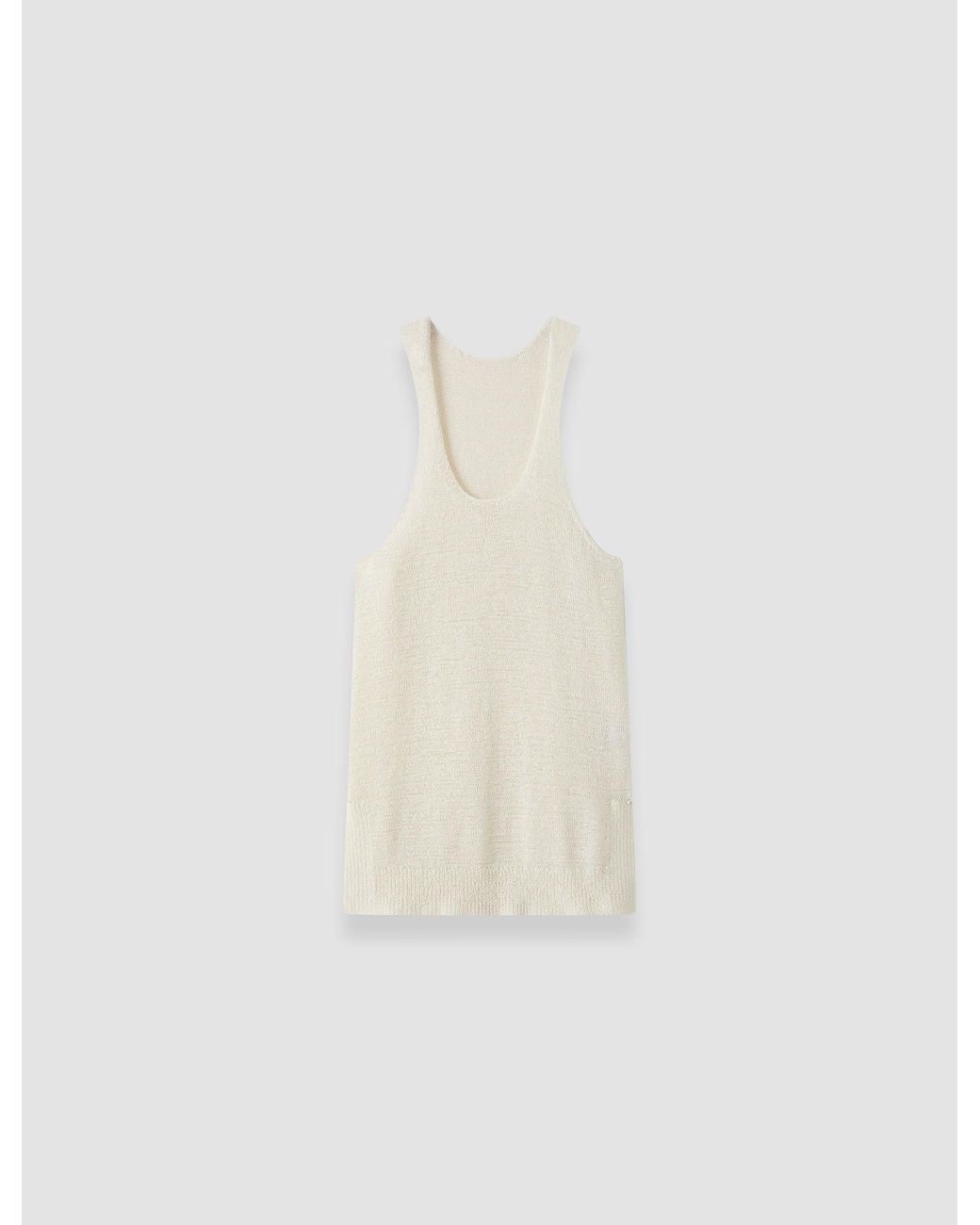 Joseph White Nahra Open Cotton Knit Dress