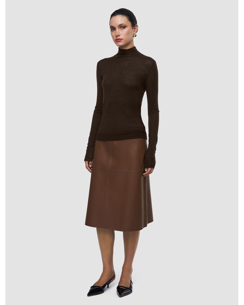 Joseph Brown Cashair High Neck Jumper