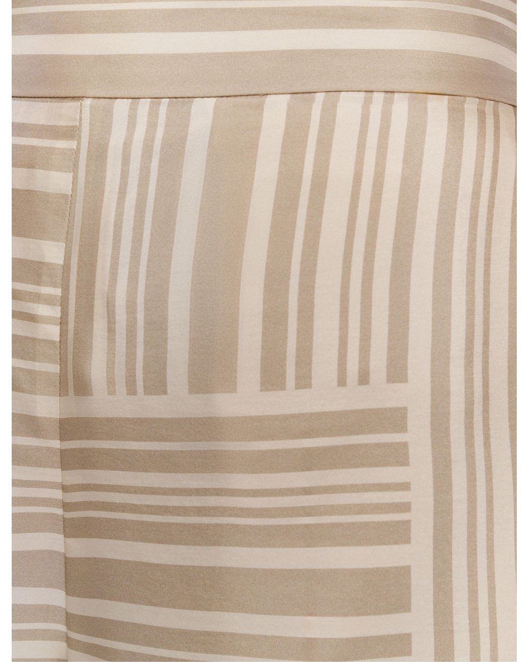 Joseph Natural Dijon Printed Silk Trousers