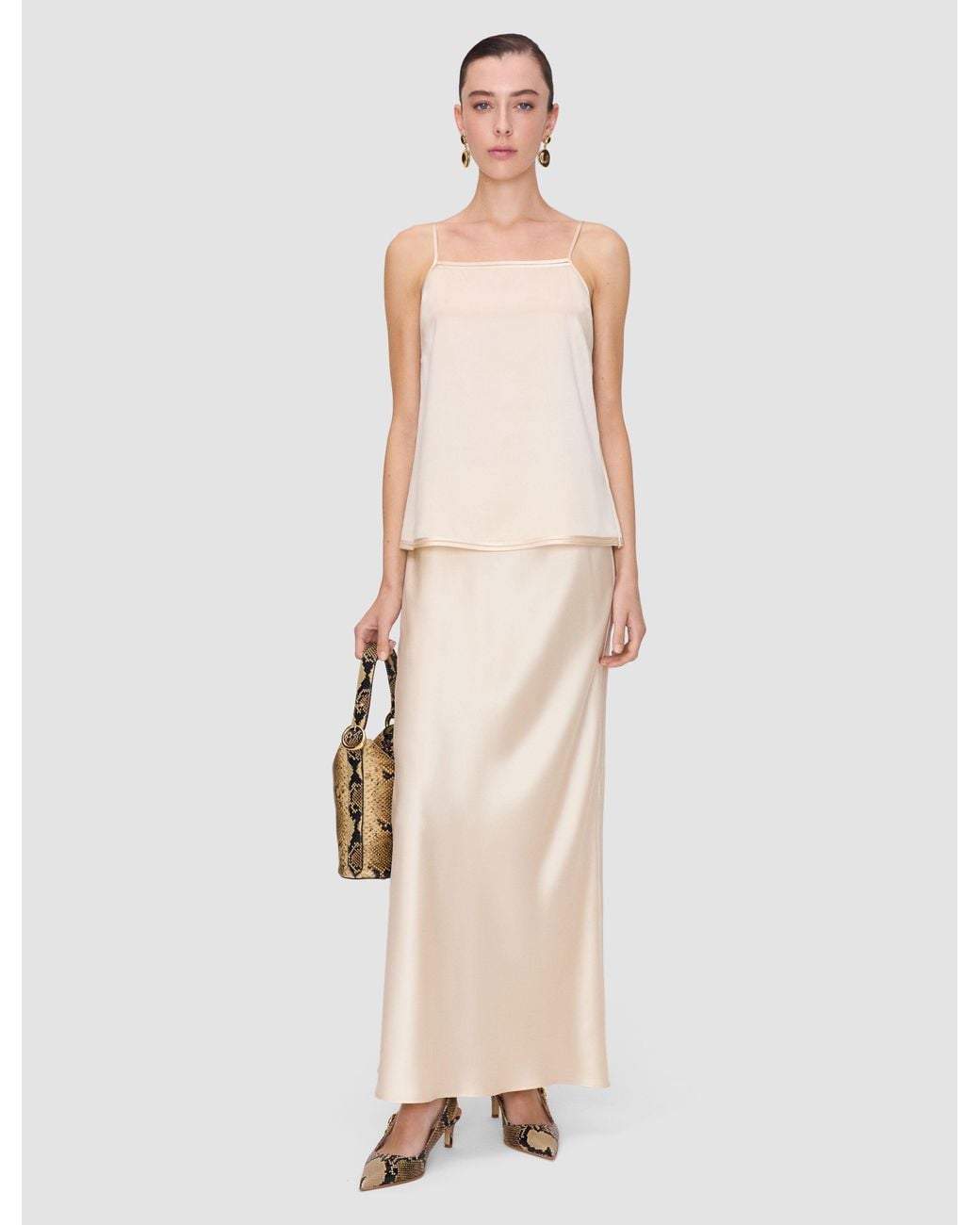 Joseph White Gaia Silk Satin Camisole