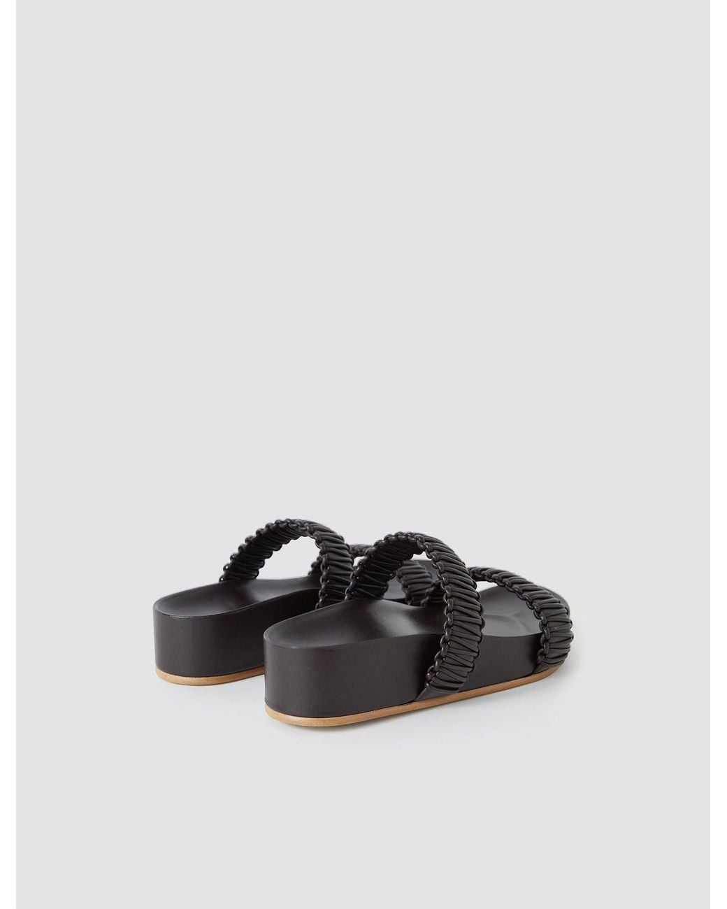 Joseph White Isha Braided Leather Sandals