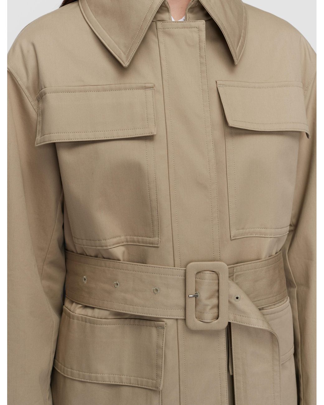 Joseph Natural Shama Cotton Utility Jacket