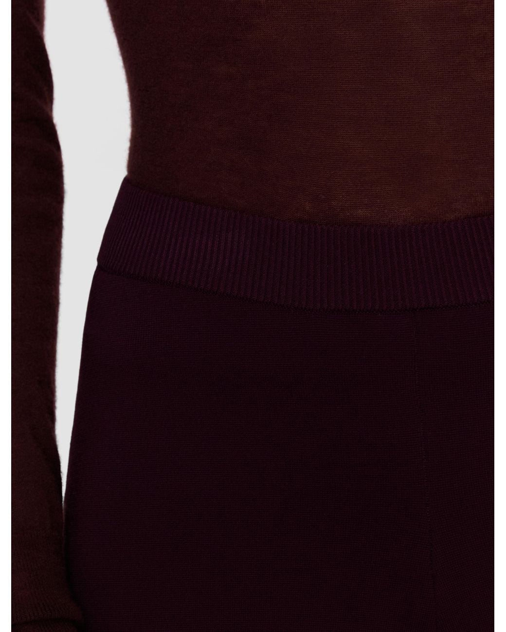 Pantalon Benita En Maille Compact Milano Joseph en coloris Purple