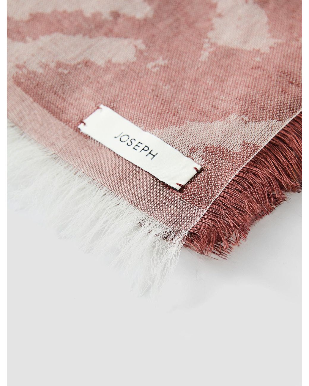 Joseph White Azalea Wool Cashmere Scarf