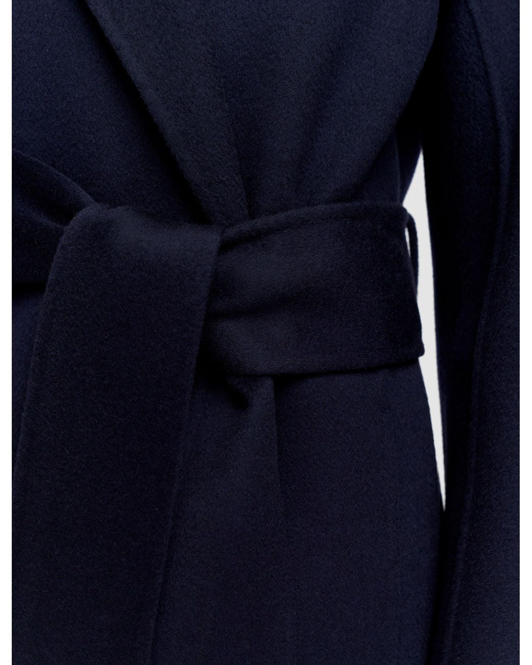 Joseph Blue Costana Double Face Cashmere Coat