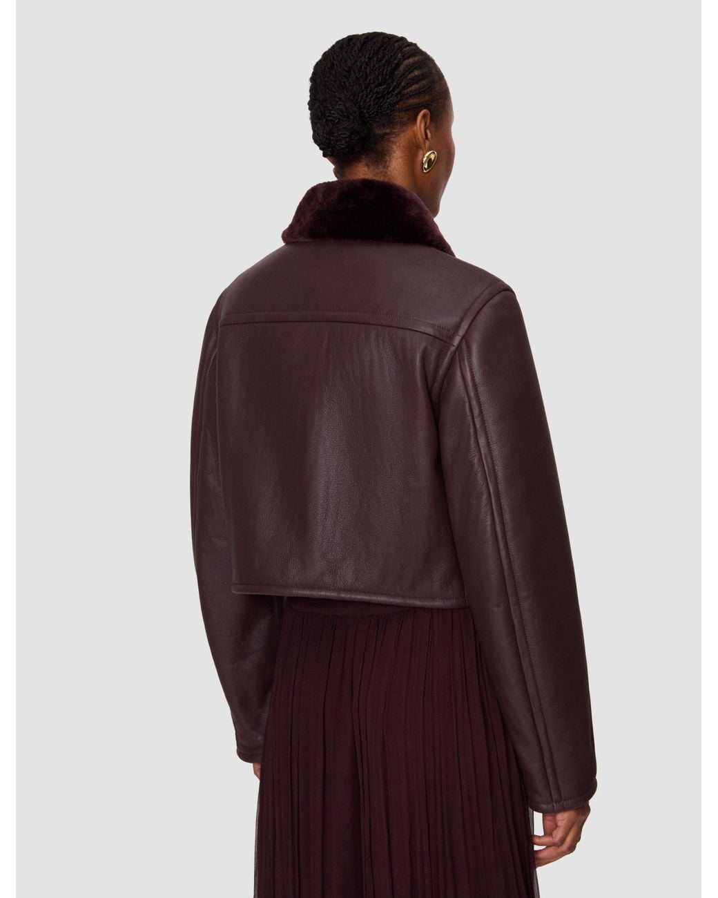 Joseph Brown Liri Leather Shearling Jacket