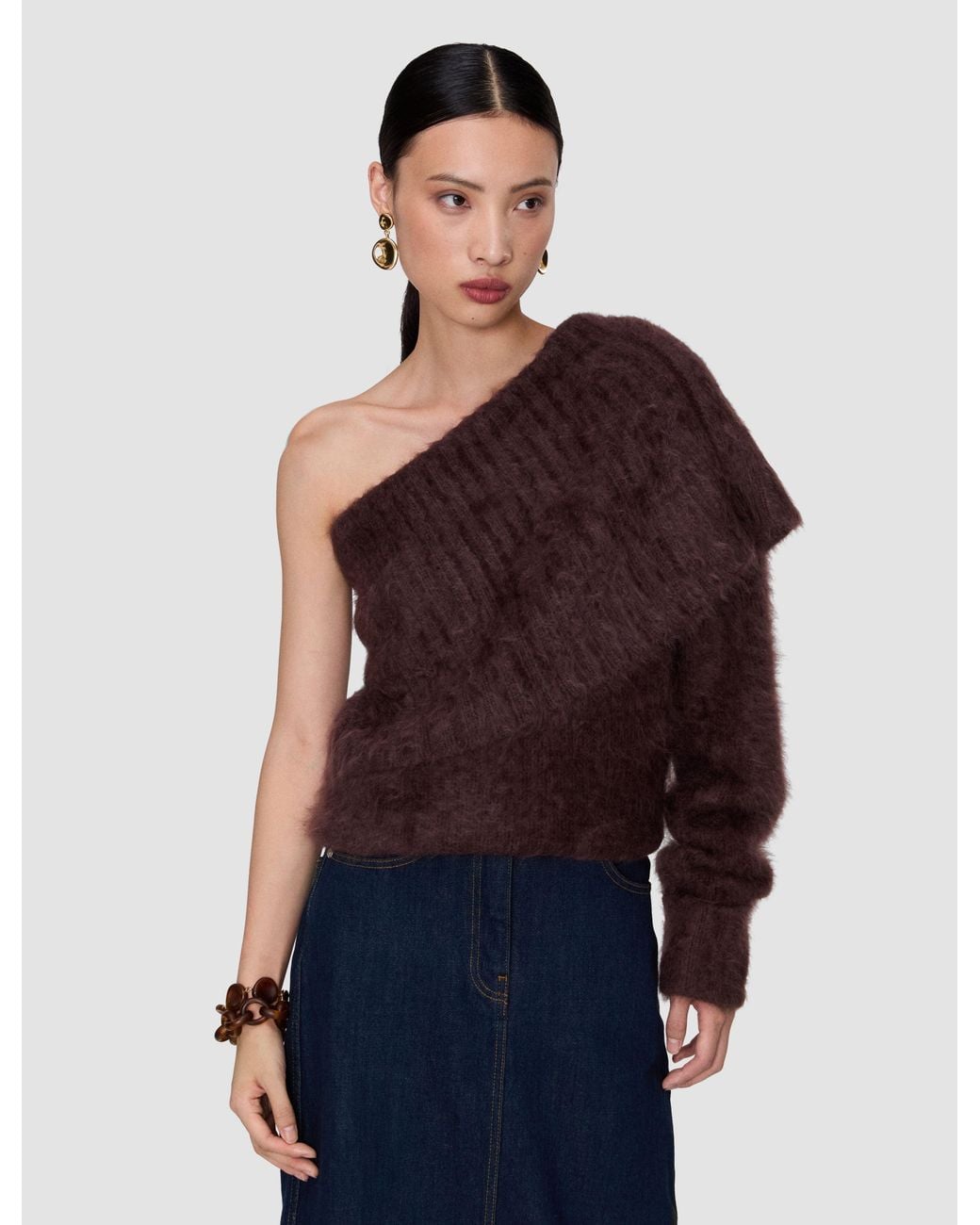 Joseph Blue Parwich Super Brushed Cashmere Jumper