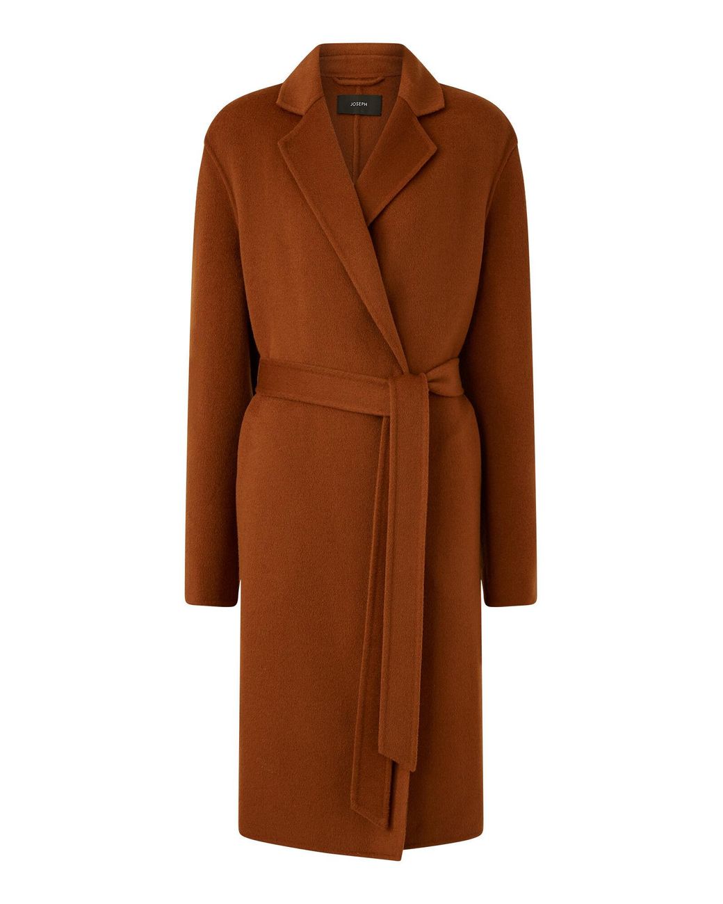 JOSEPH Cenda Long Double Face Cashmere Coat in Ivory (Brown) - Lyst