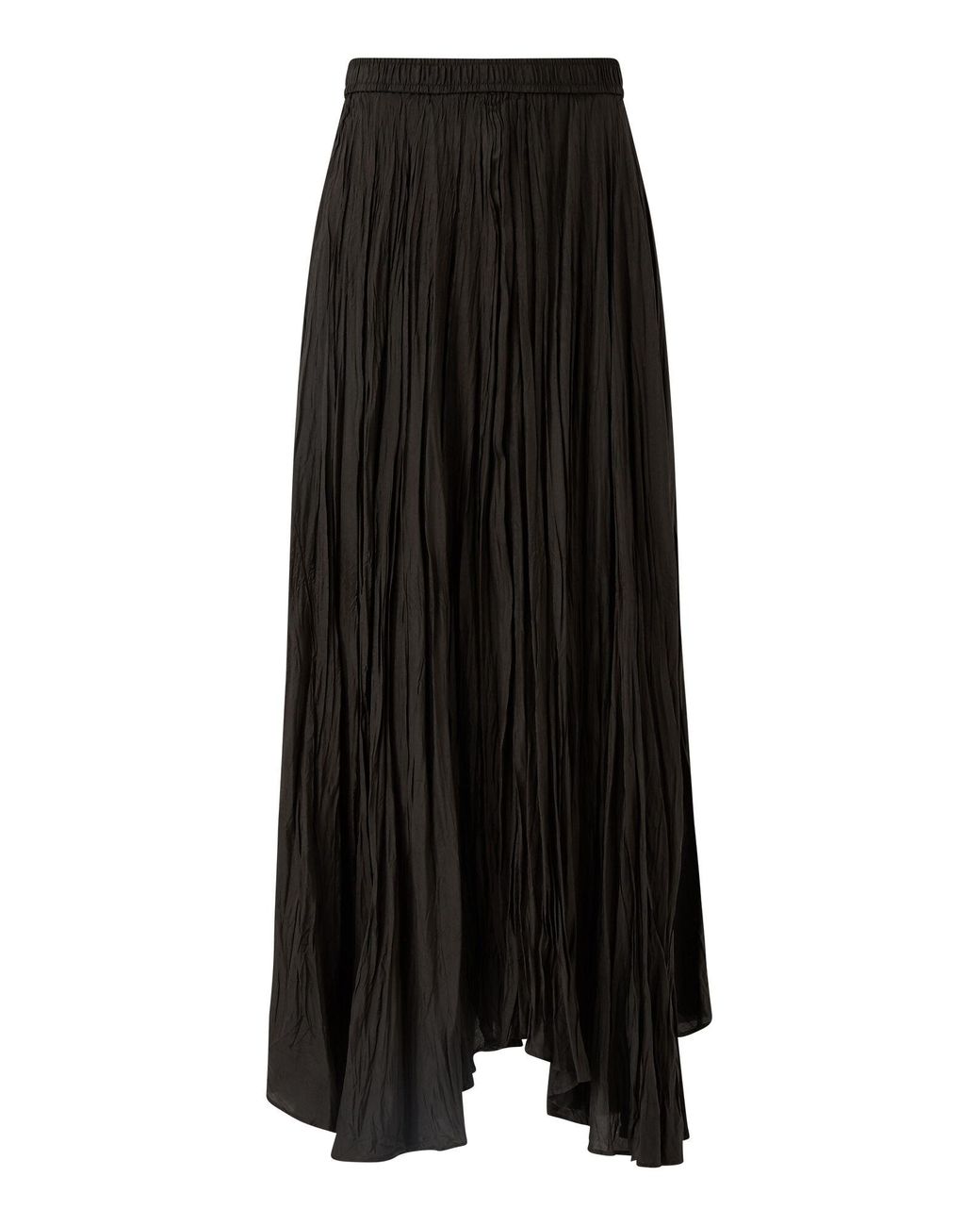 JOSEPH Silk Habotai Sully Skirt in Black | Lyst