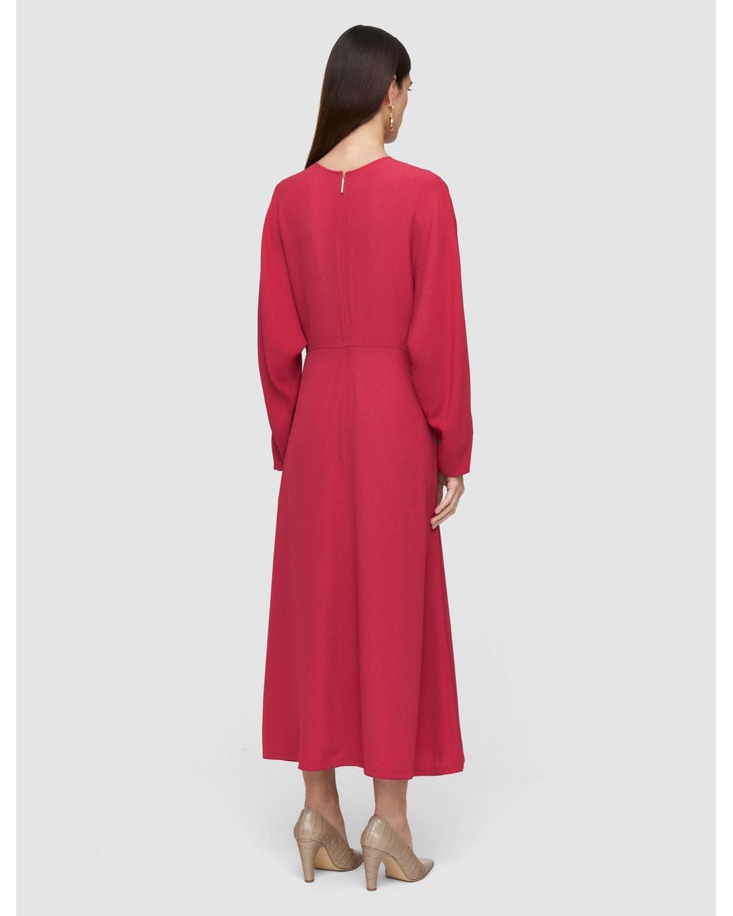 Joseph Red Hills Crepe Dress