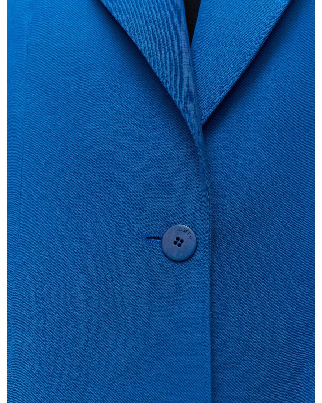 Joseph Blue Vinca Linen Blend Jacket