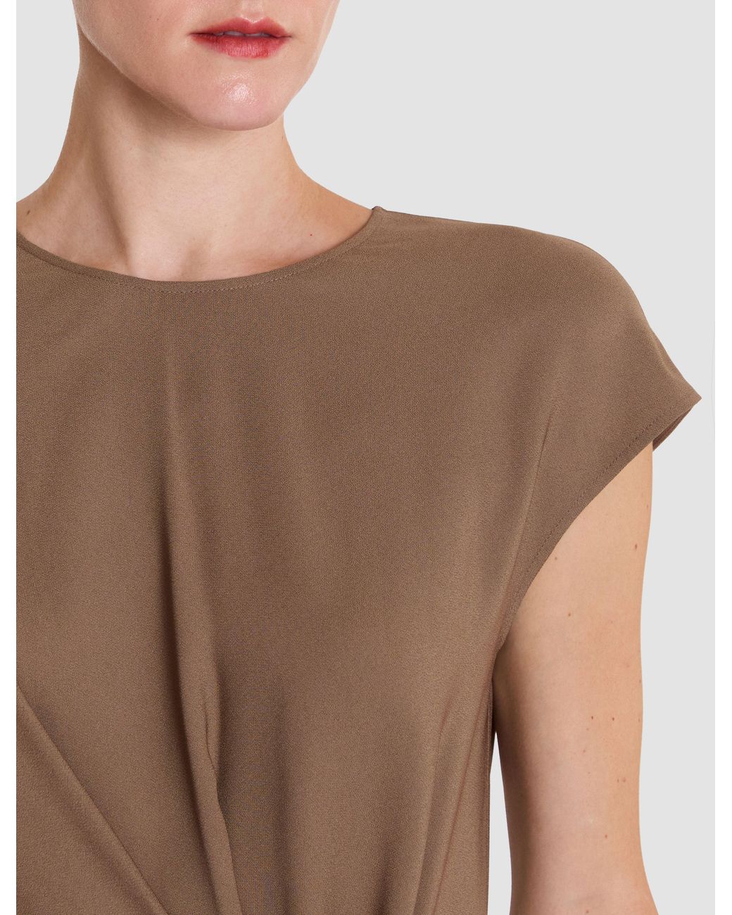 Joseph Natural Taipan Crepe Dress