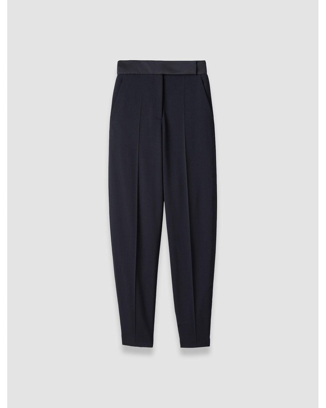 Joseph Blue Aix Tailored Crepe Trousers