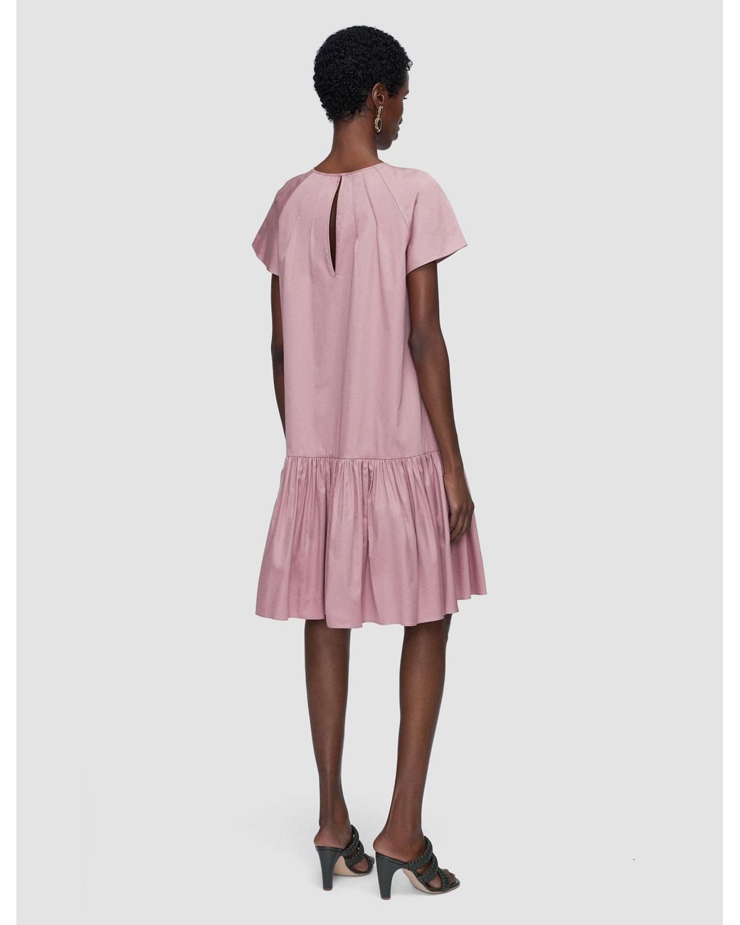 Joseph Pink Tazi Cotton Sateen Dress