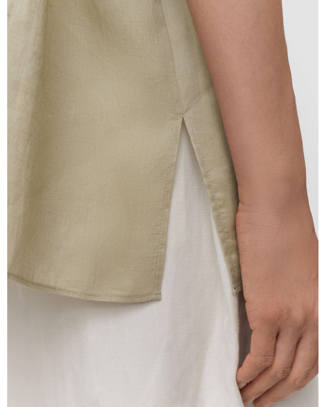 Joseph Natural Justi Ramie Voile Shirt