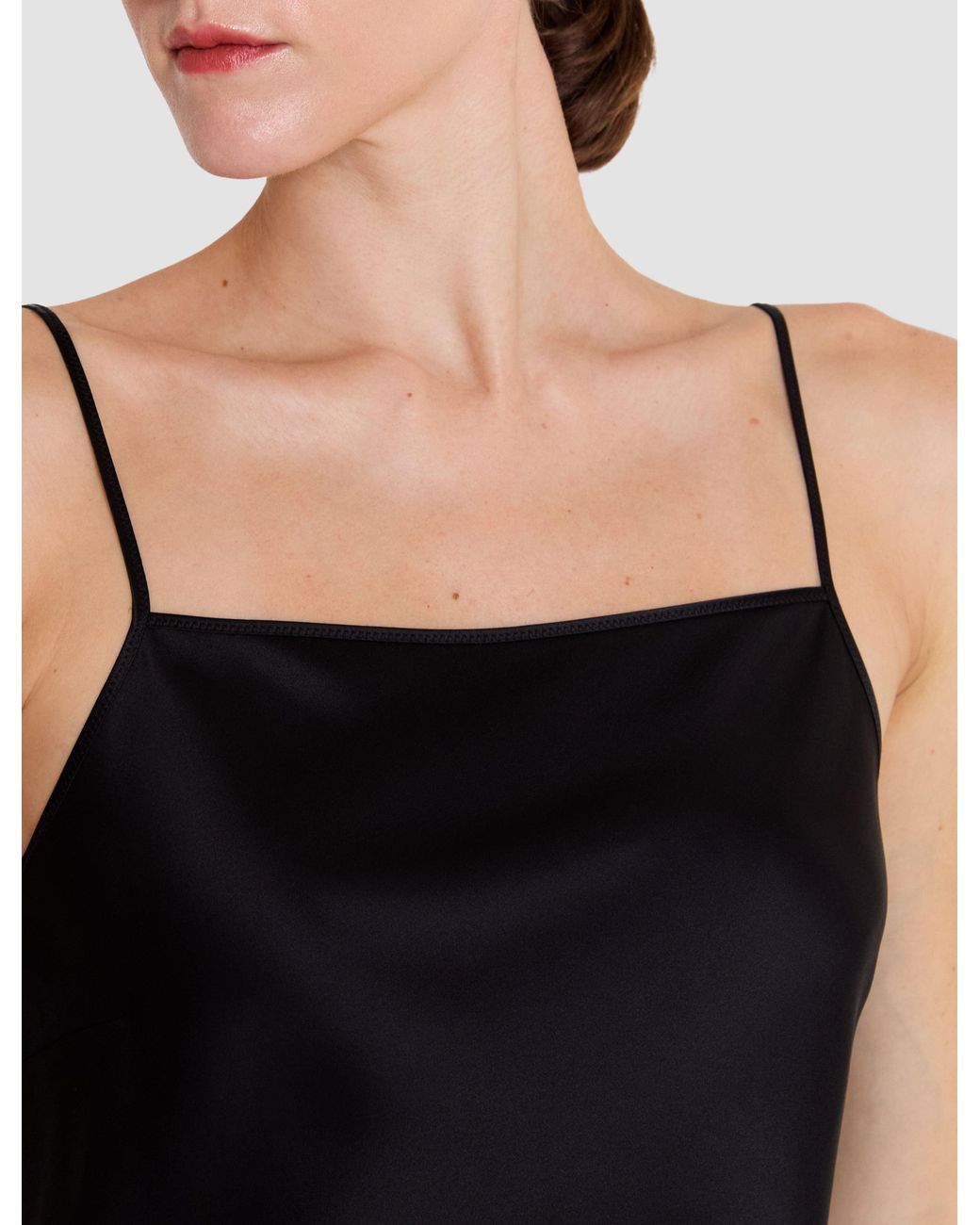 Joseph Black Cloe Silk Satin Camisole