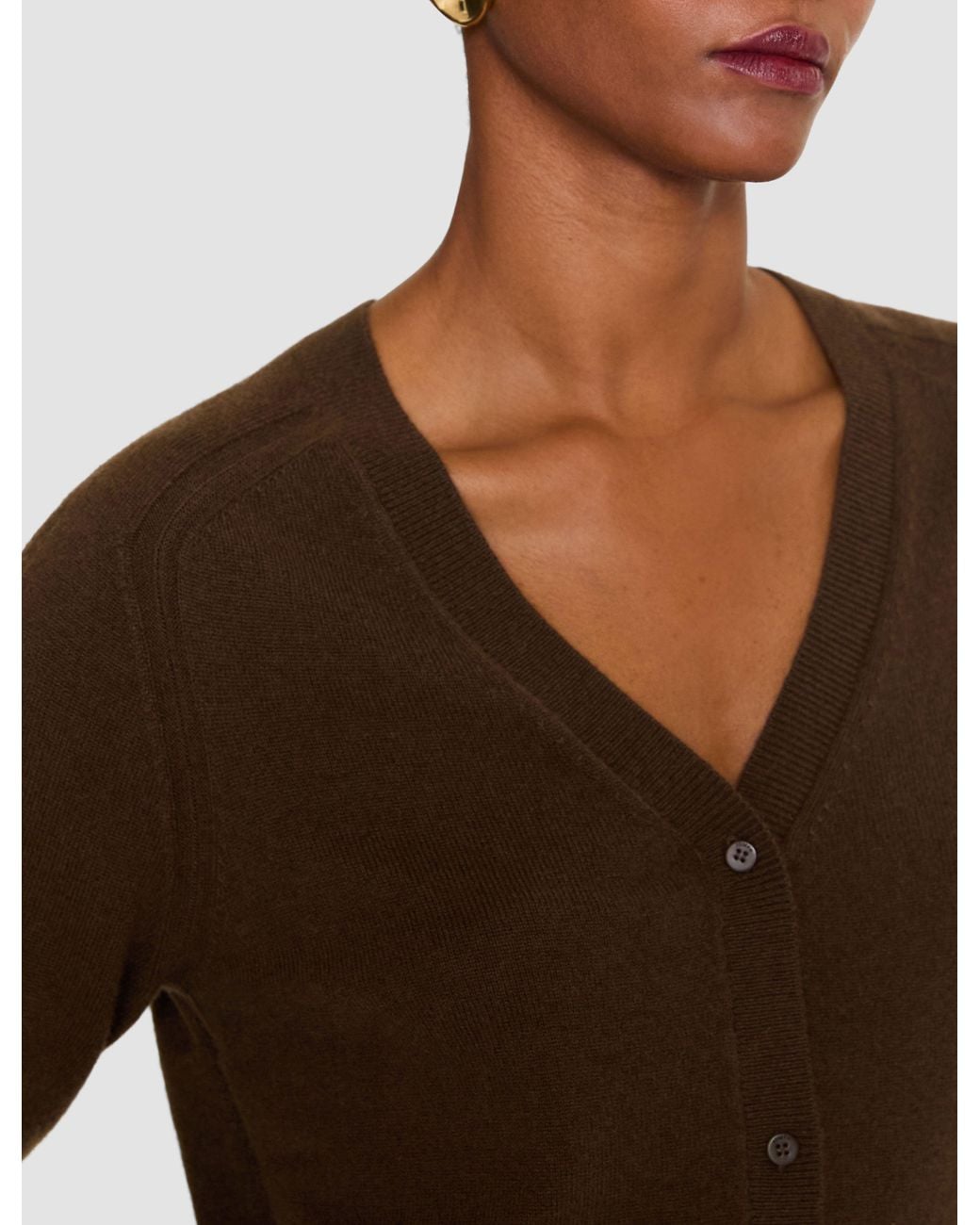 Joseph Brown Keane Light Pure Cashmere Cardigan