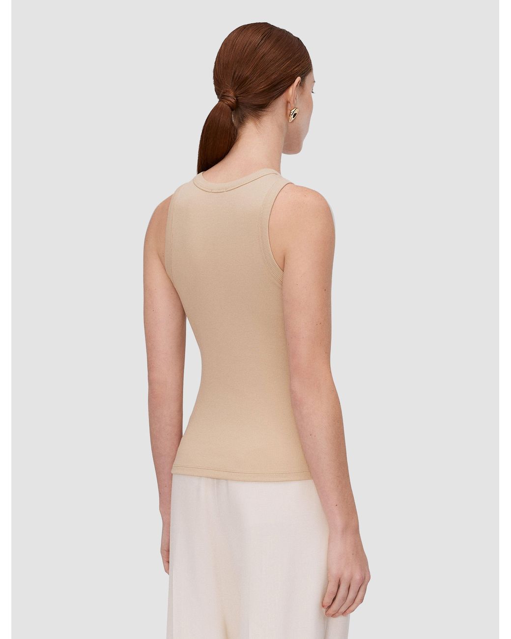Joseph Natural Yeux Cotton Rib Vest