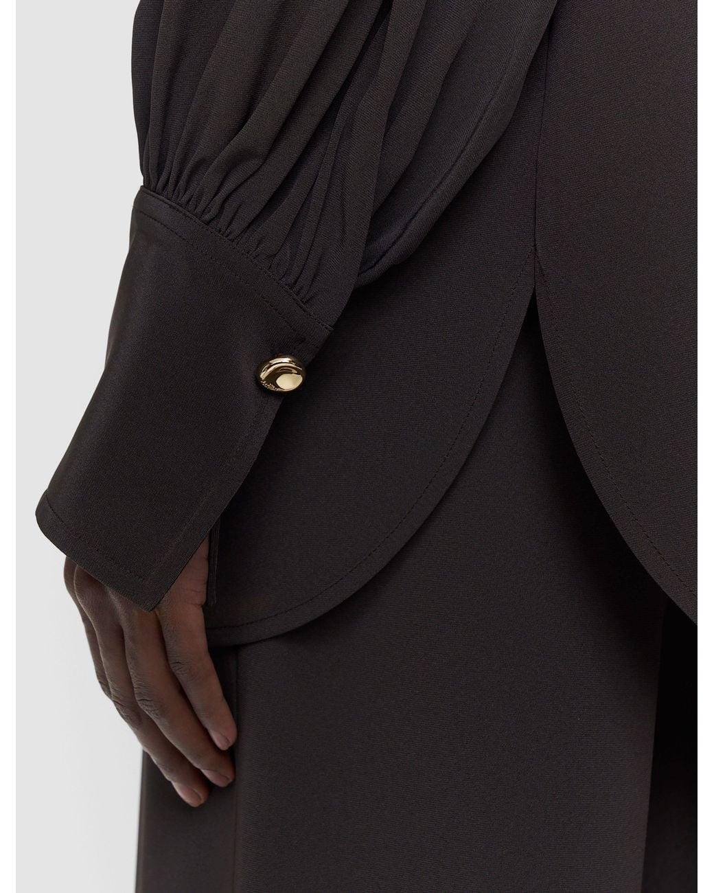 Joseph Black Camilia Satin Twill Blouse