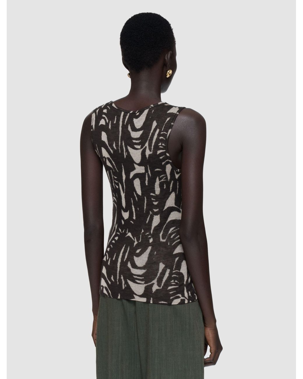 Joseph Multicolor Silla Cashair Jacquard Vest