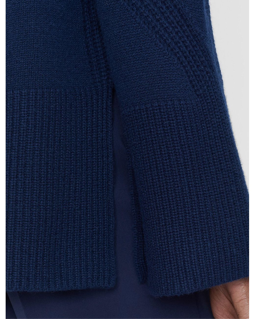 Joseph Blue Loftus Pure Cashmere High Neck Jumper