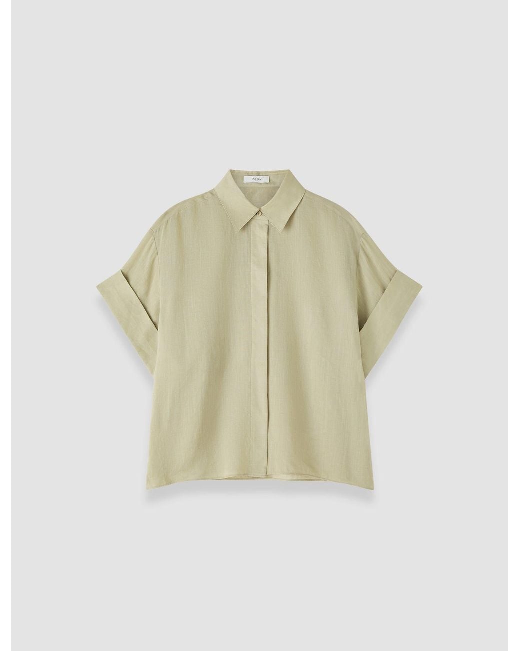 Joseph Natural Justi Ramie Voile Shirt