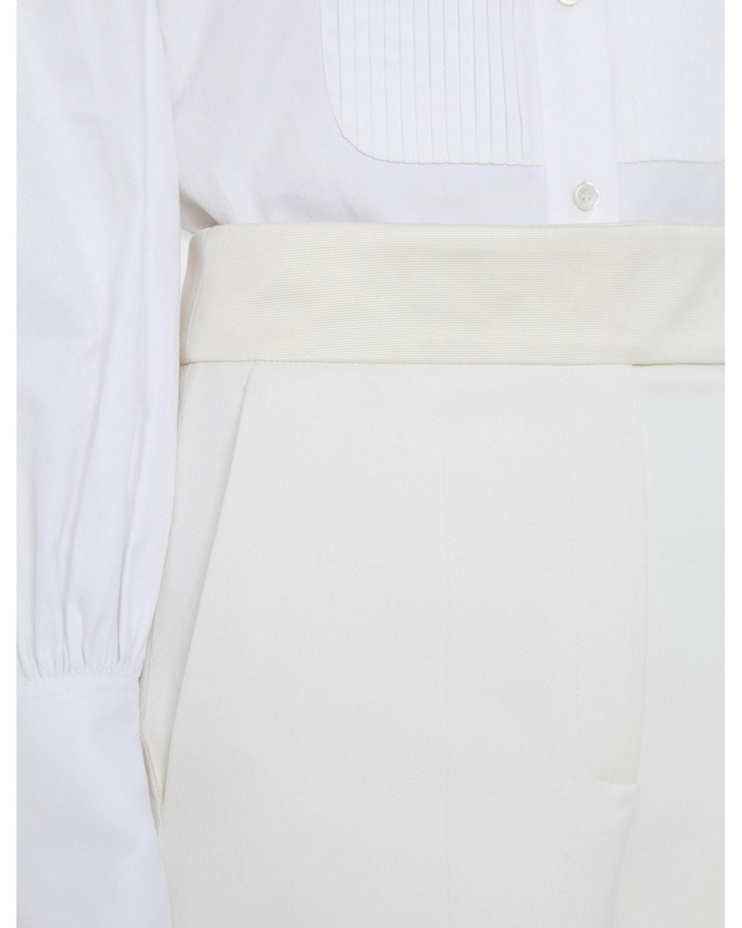Joseph White Aix Tailored Crepe Trousers