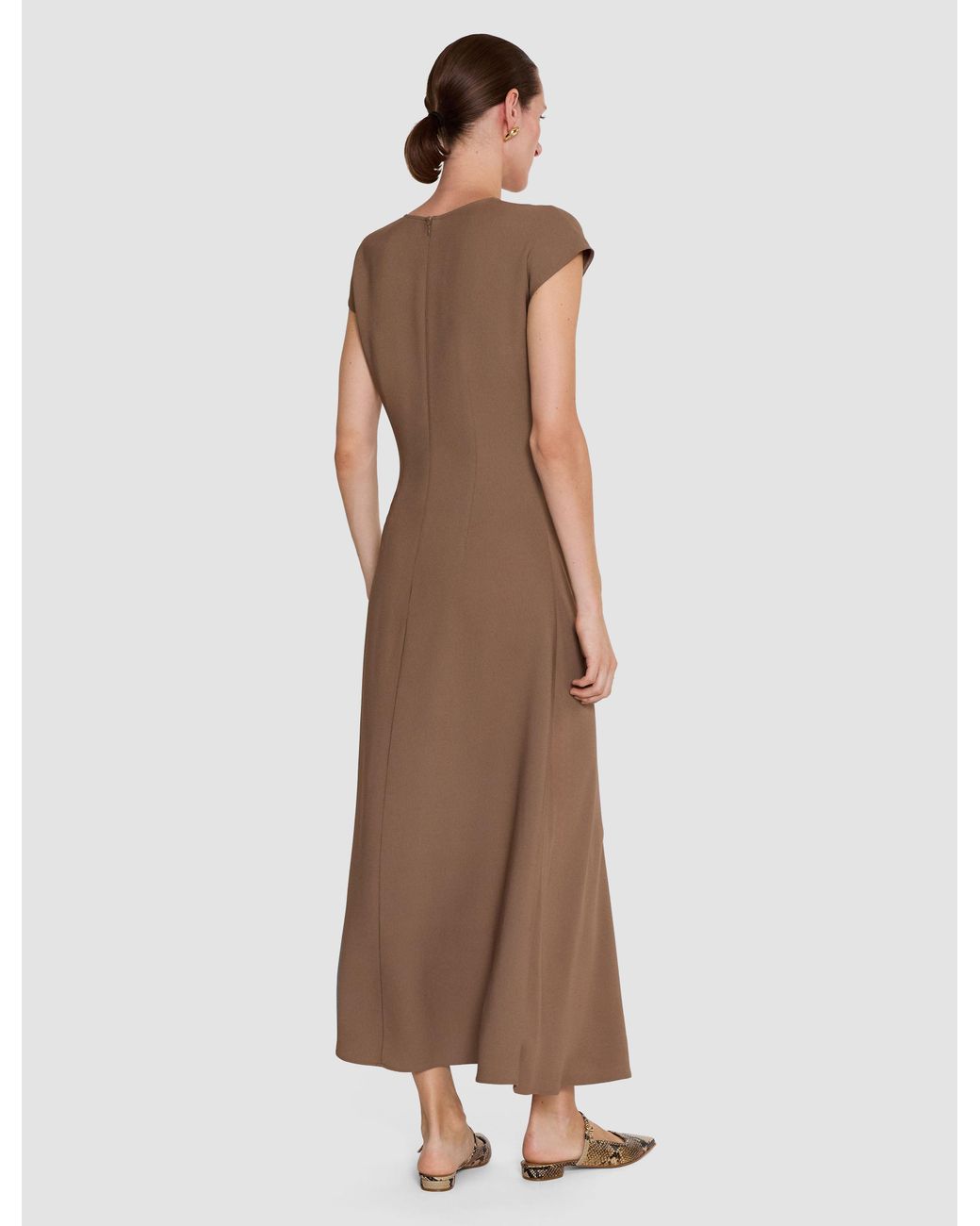 Joseph Natural Taipan Crepe Dress
