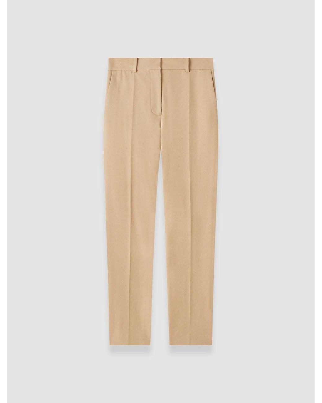 Joseph Natural Coleman Long Gabardine Stretch Trousers