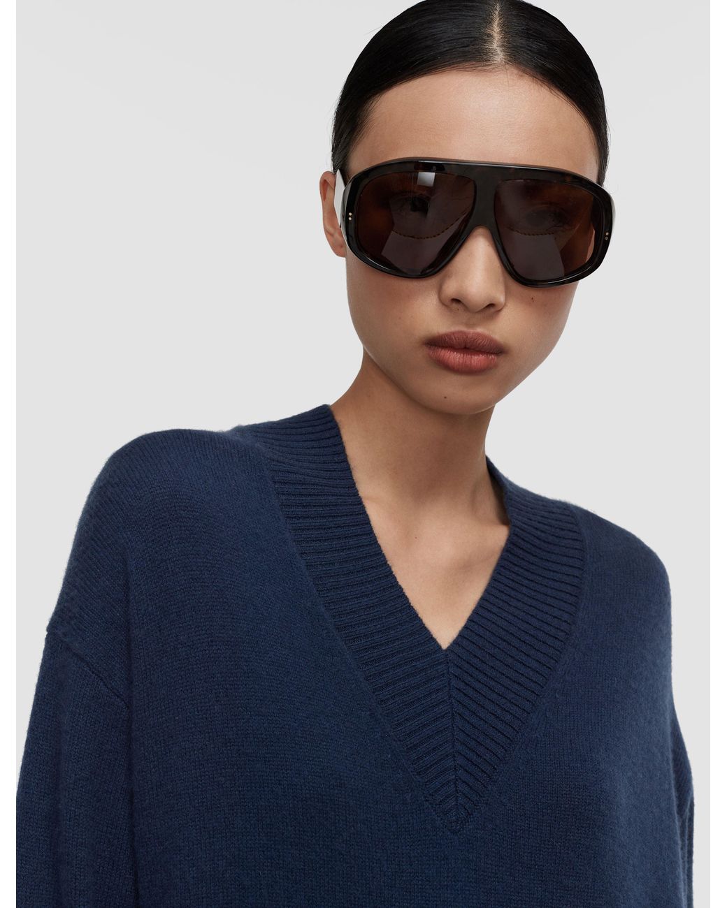 Joseph Blue Zinnia Cloud Cashmere Jumper