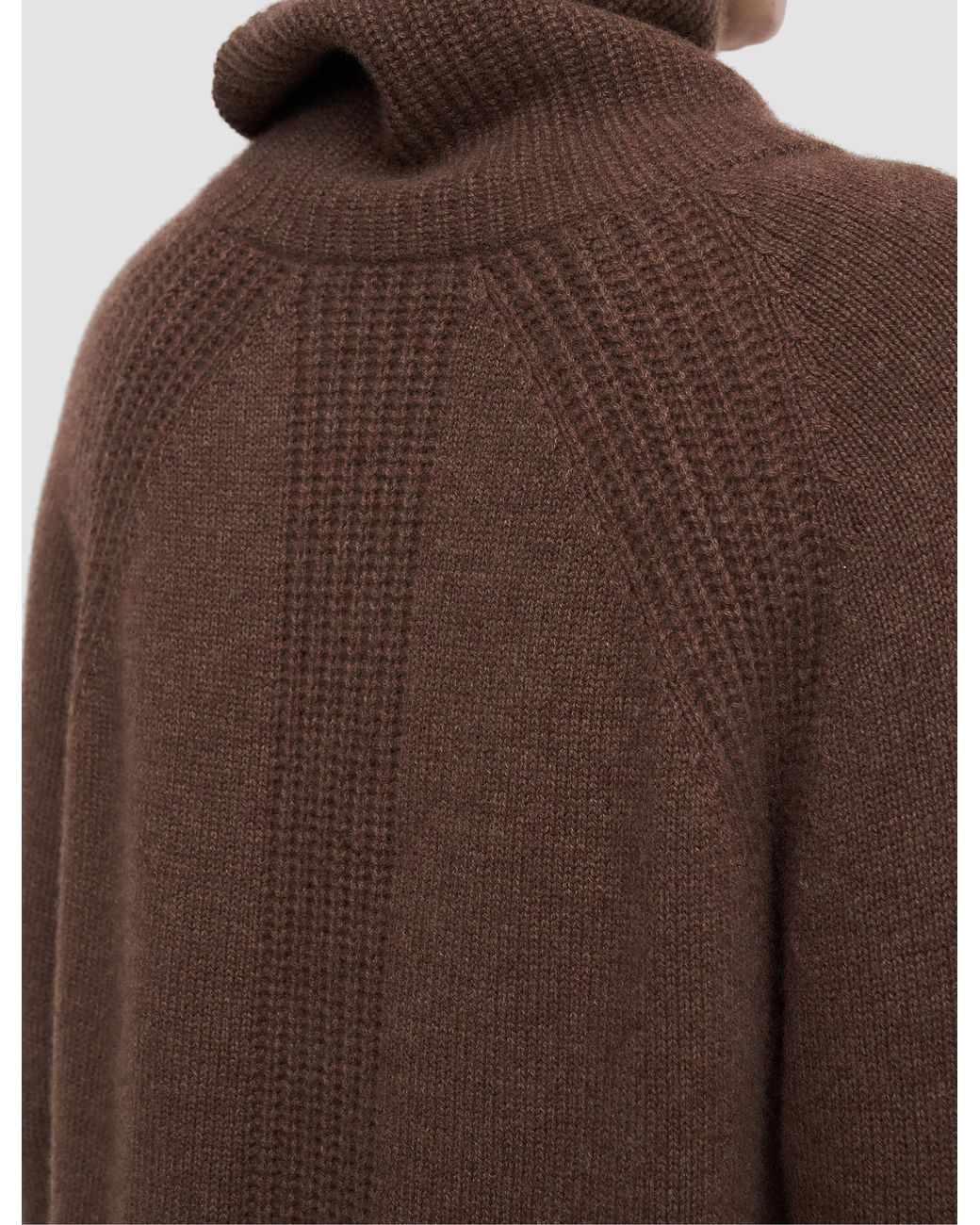 Joseph Brown Loftus Pure Cashmere High Neck Jumper