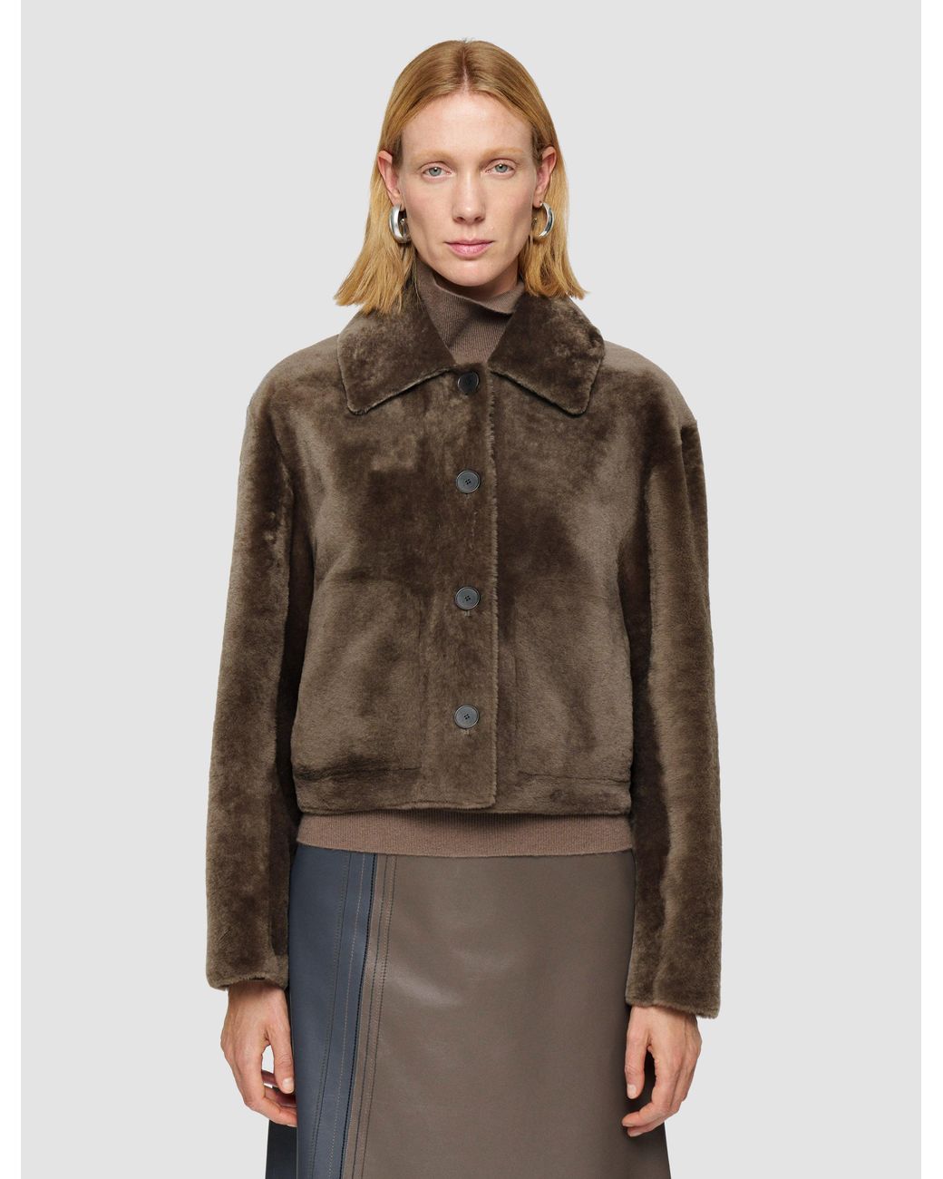Joseph Brown Alloway Reversible Soft Shearling Jacket