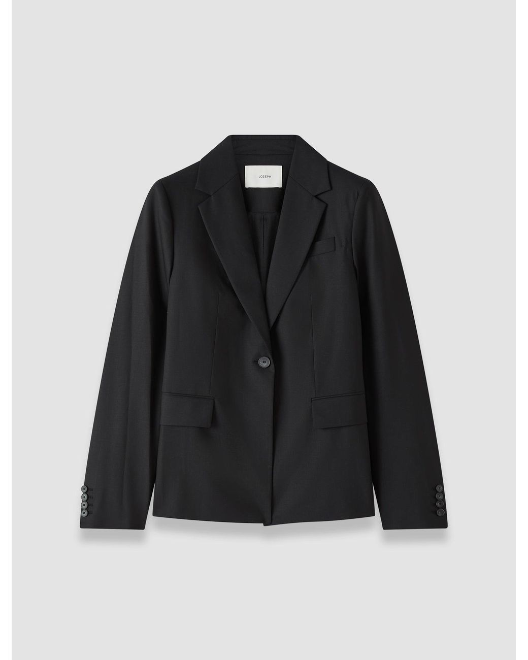 Joseph Black Jackie Wool Tailoring Stretch Jacket