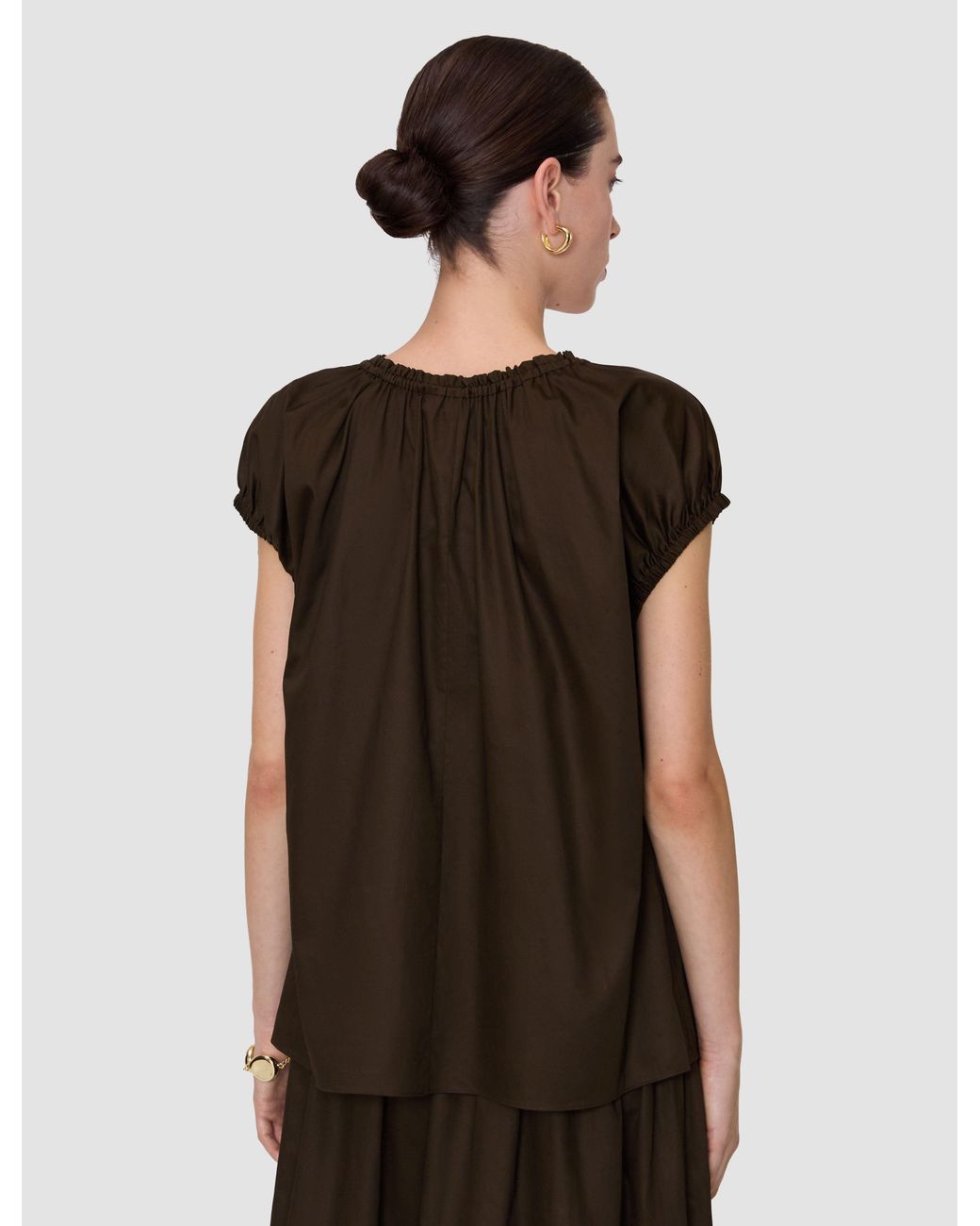 Joseph Green Cindy Cotton Sateen Blouse