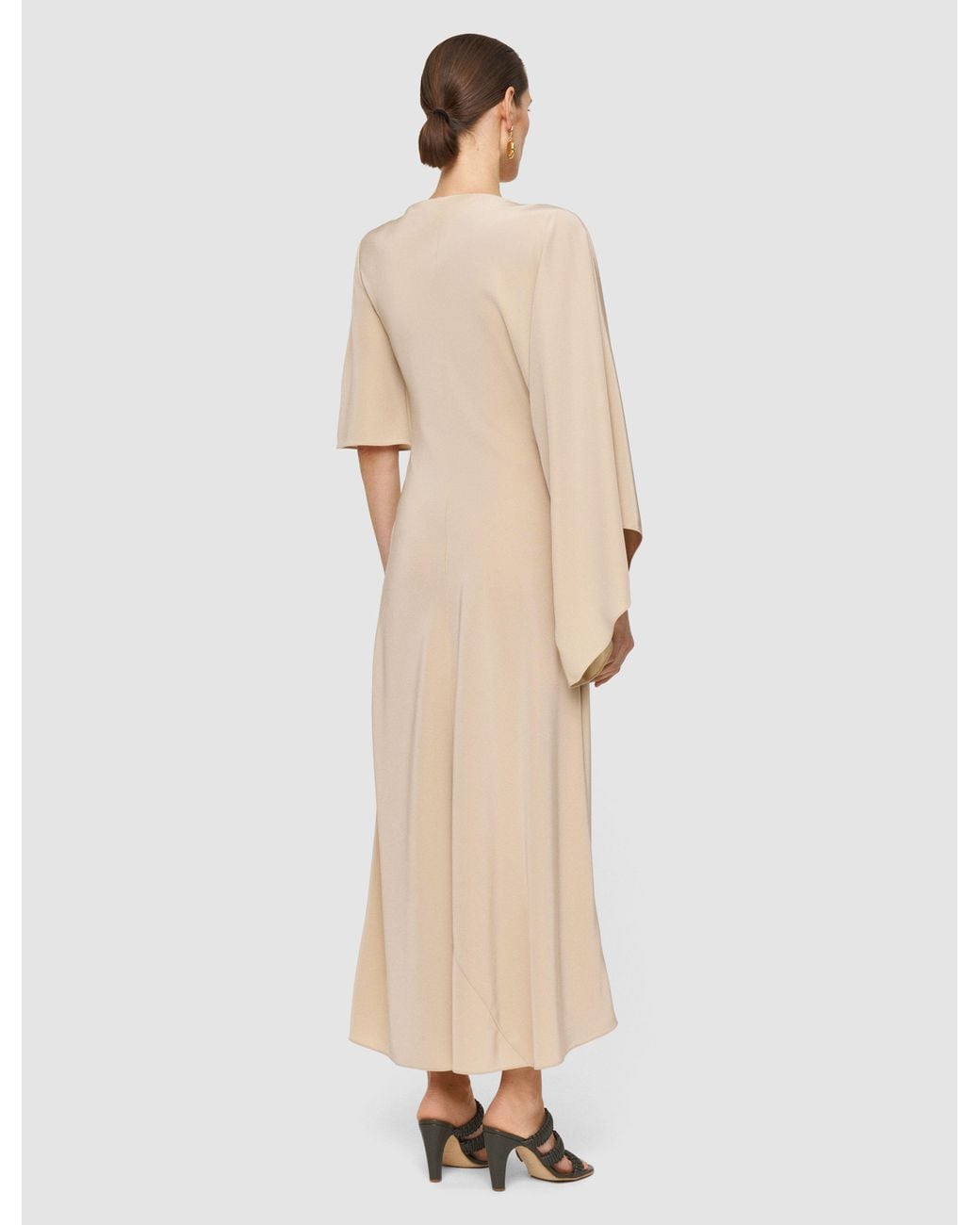 Joseph White Joya Satin Twill Dress
