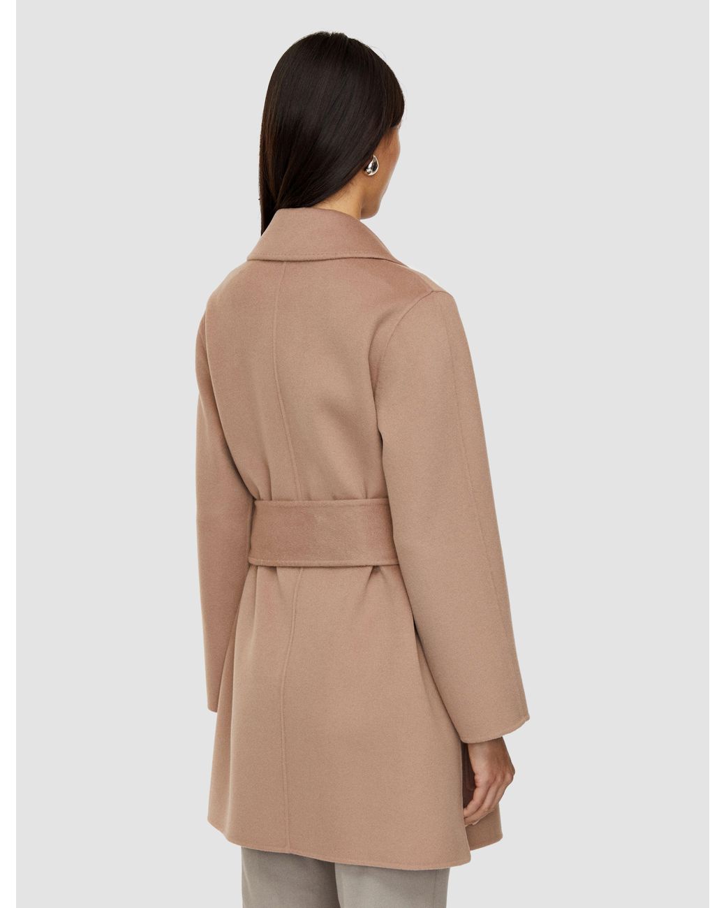 Joseph Natural Clemence Double Face Cashmere Coat