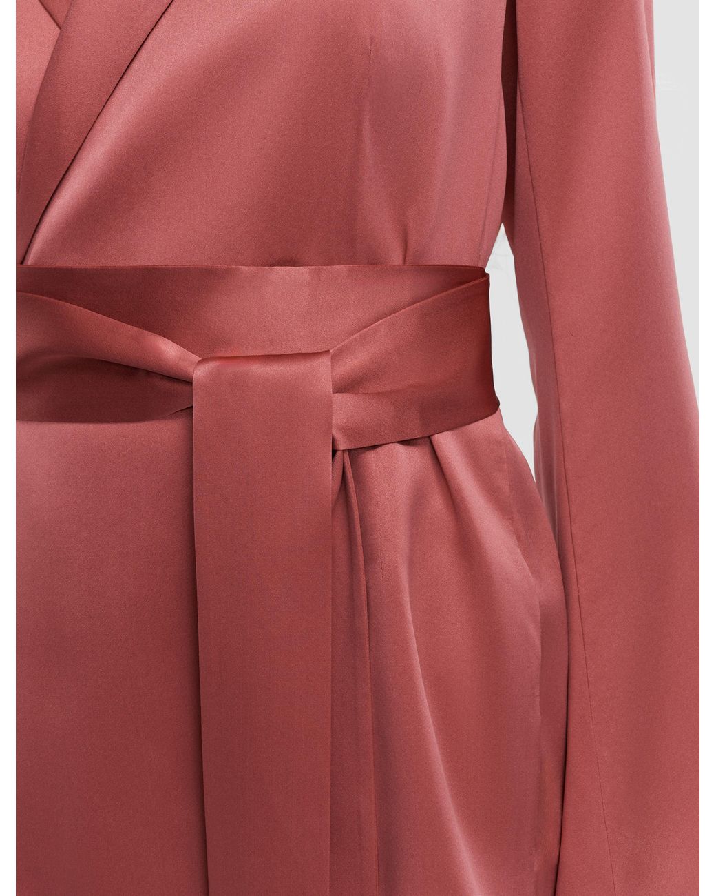 Joseph Red Archer Silk Satin Jacket