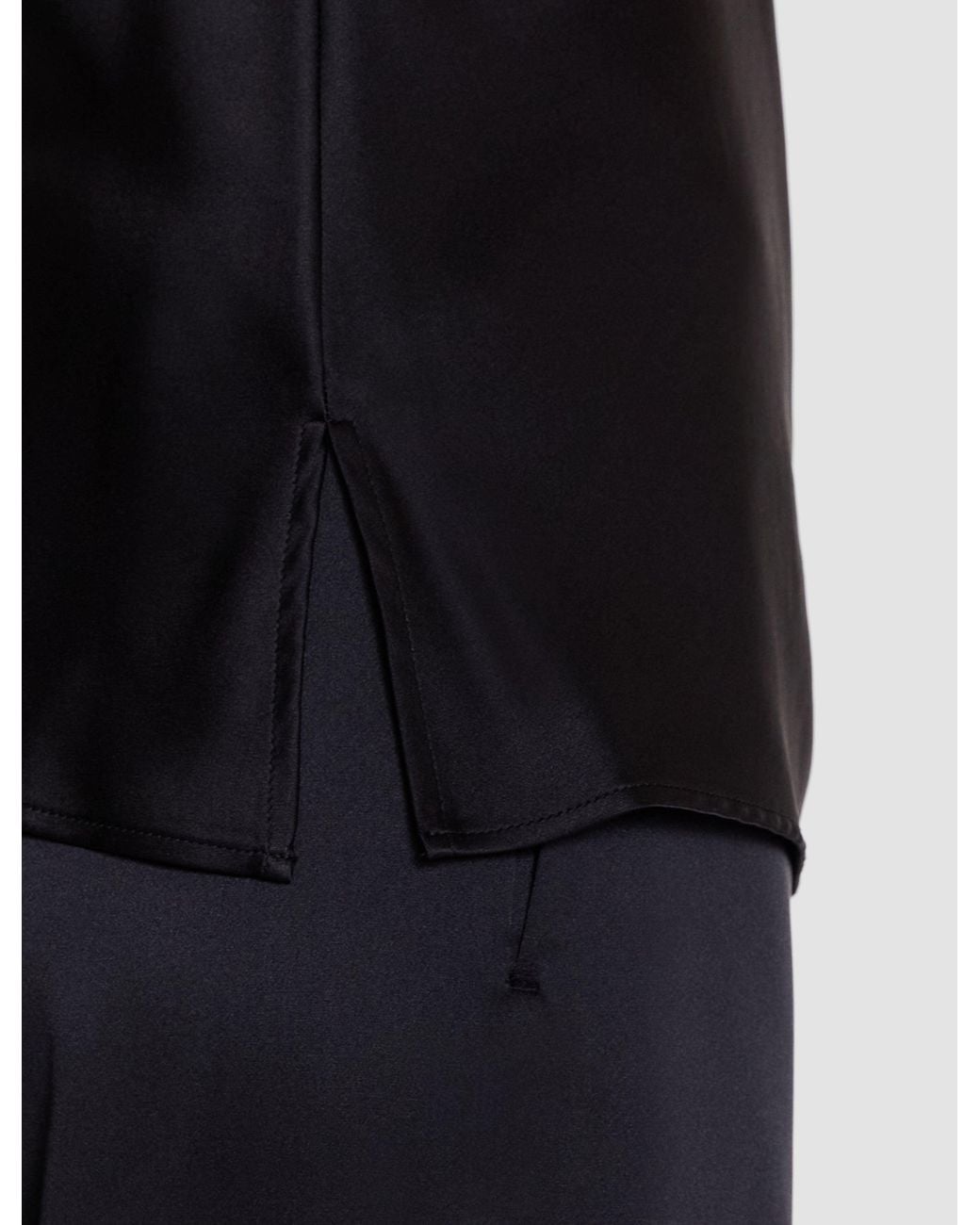 Joseph Black Cloe Silk Satin Camisole