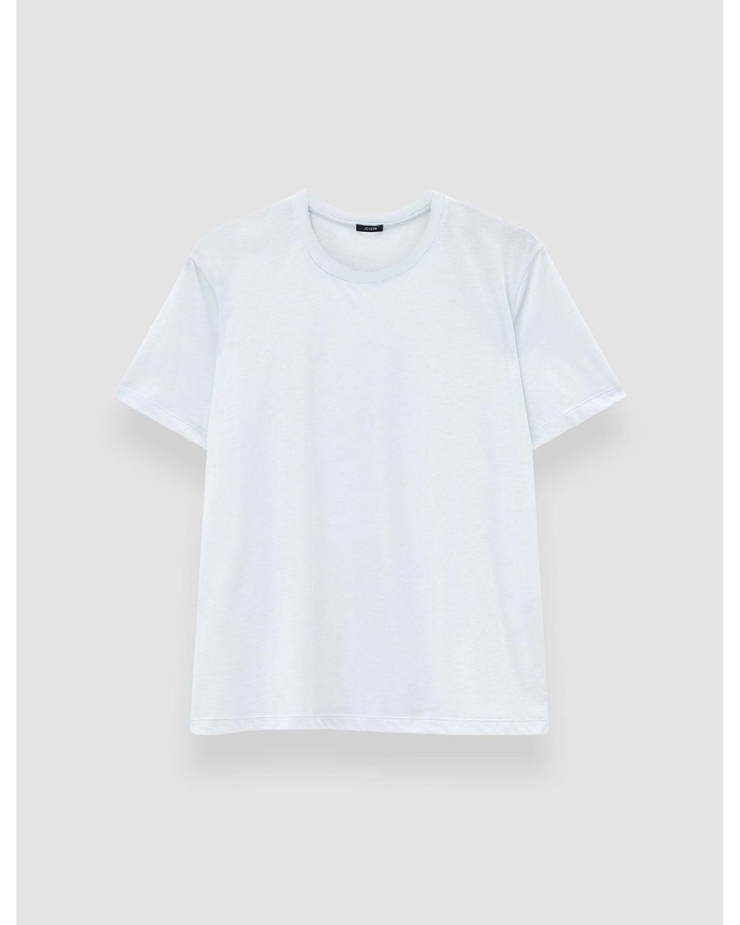 Joseph White Cotton Silk Jersey T-Shirt