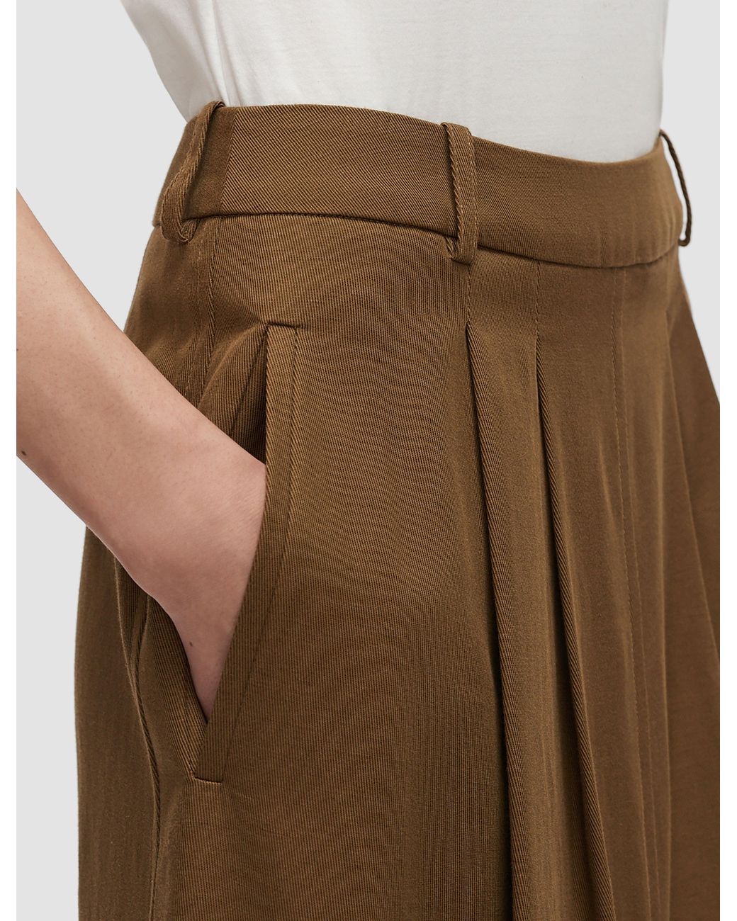 Joseph Brown Kharis Cotton Twill Skirt