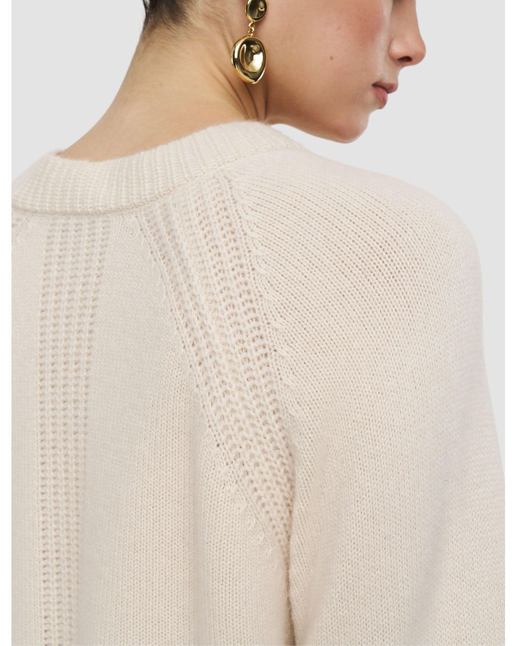 Joseph White Maple Pure Cashmere Jumper