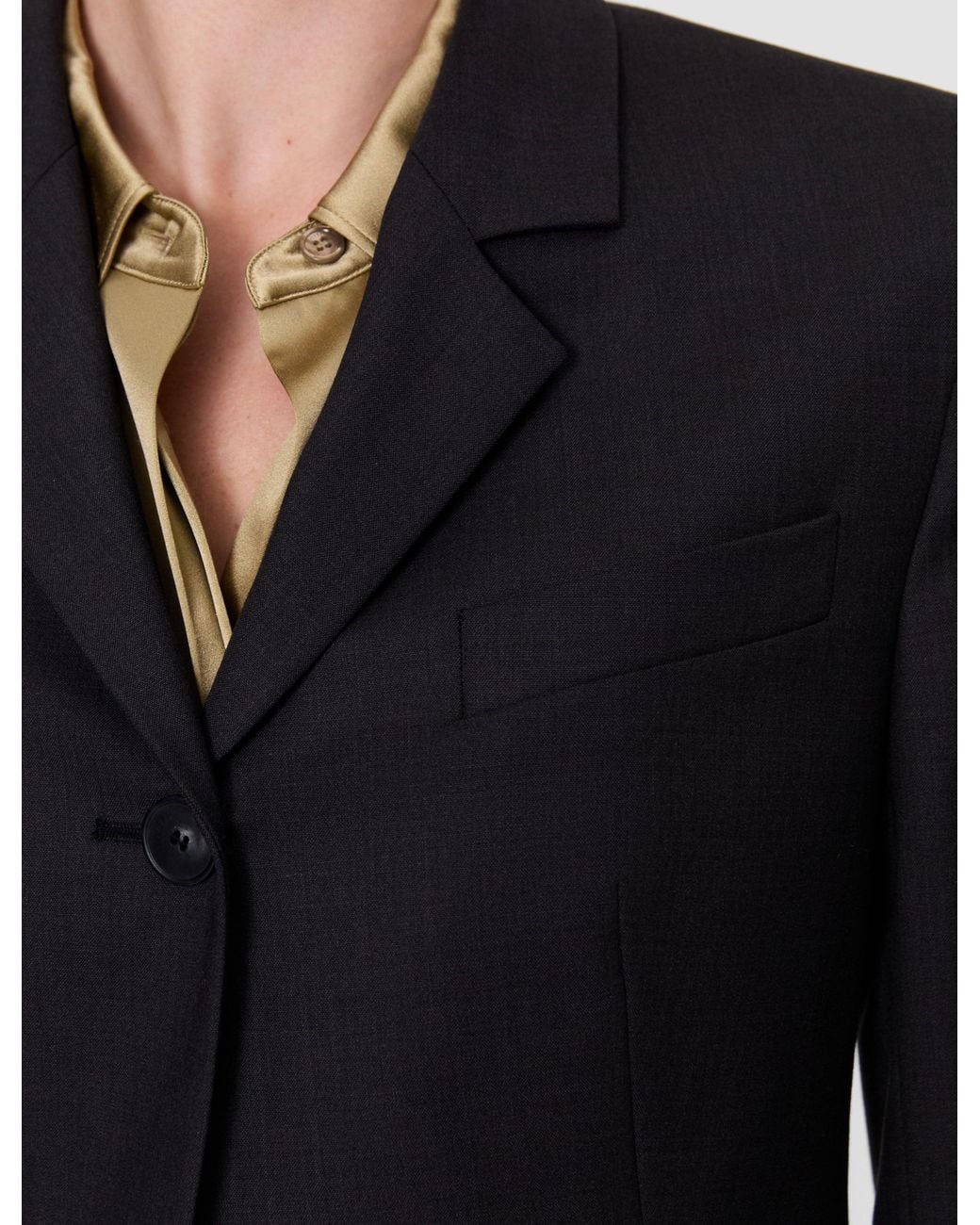 Joseph Black Taeo Wool Tailoring Jacket