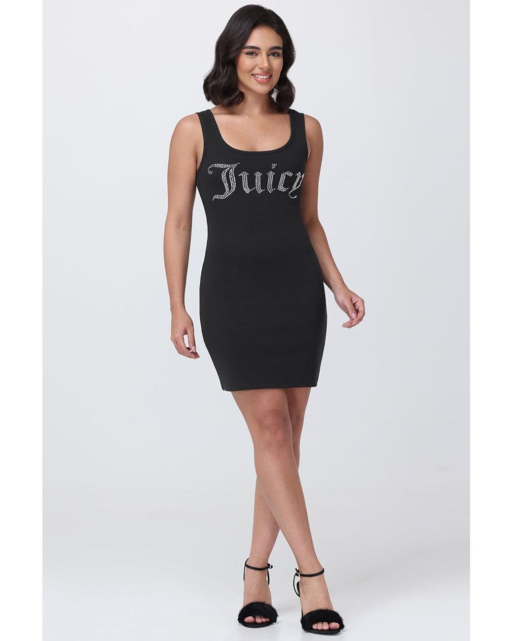 Juicy Couture Green Big Bling Tank Dress