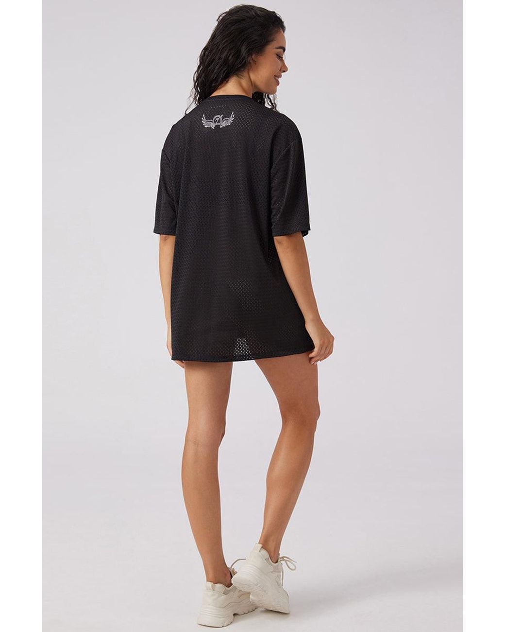 Juicy Couture Black Angel Couture Oversized Tee Dress