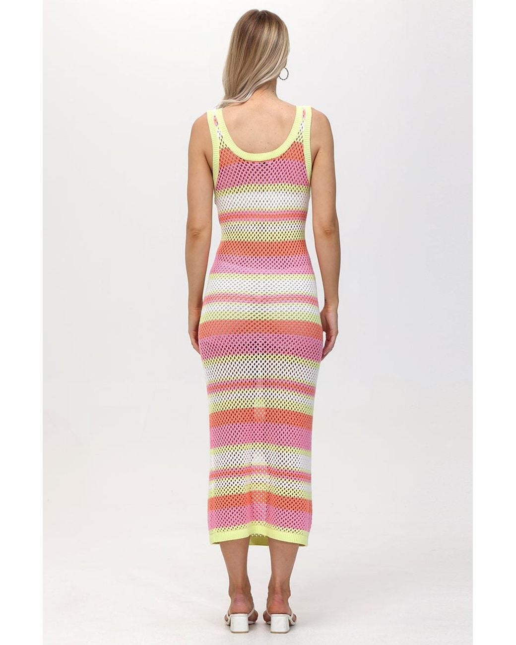 Juicy Couture Multicolor Crochet Maxi Dress