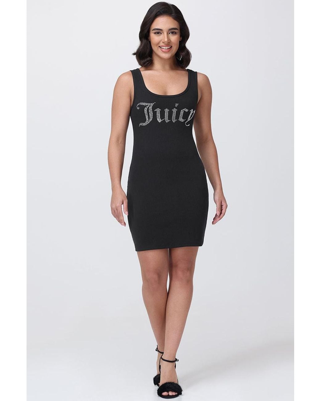 Juicy Couture Green Big Bling Tank Dress