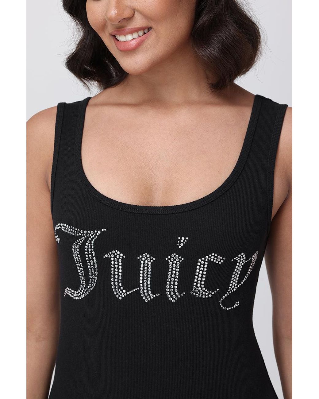 Juicy Couture Green Big Bling Tank Dress