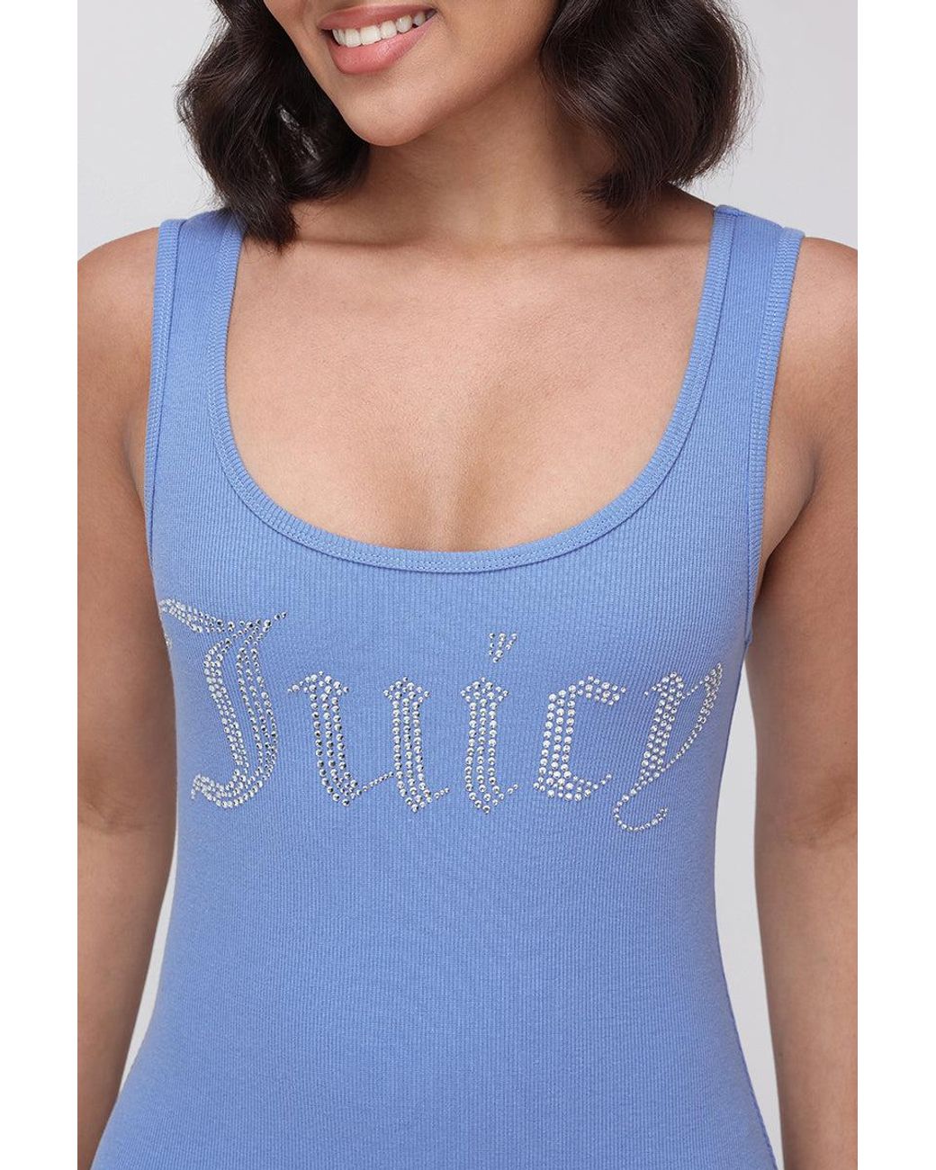 Juicy Couture Green Big Bling Tank Dress
