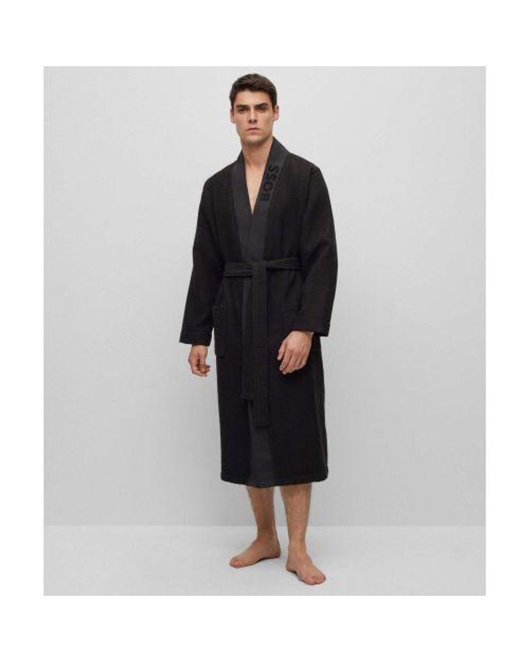Hugo boss hotsell waffle dressing gown