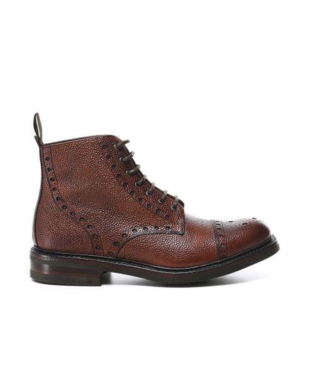 Loake Loxley Brogue Boots in Brown for Men Lyst UK